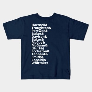 All 13 Doctors, plus Hurt Kids T-Shirt